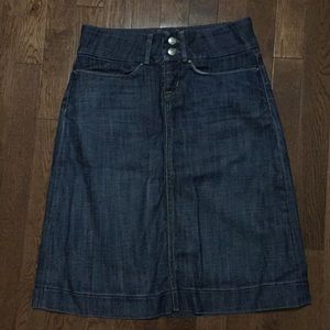 Banana Republic Jean skirt size 0P